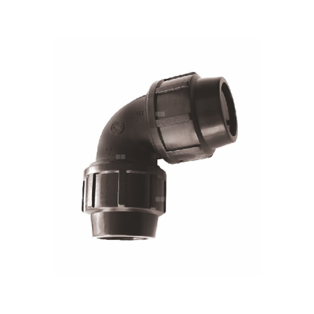 Kolano równoprzelotowe 90' UNIPAK FTS, 40 mm (GZ)