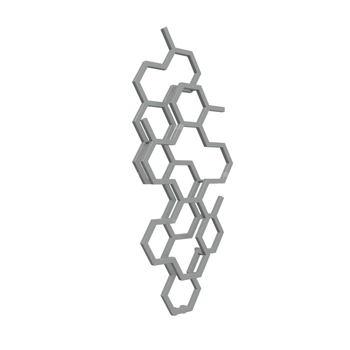 Grzejnik drabinkowy TERMA HEX, podłączenie ZX, wym. 1220 x 486 mm, kolor sół & pieprz