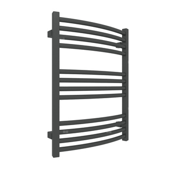 Grzejnik drabinkowy TERMA LENA, podłączenie ZX, wym. 660 x 500 mm, kolor czarny jak kruk soft (farba), moc 294W