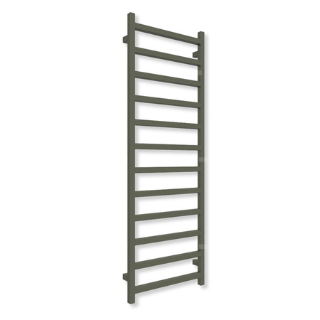 Grzejnik drabinkowy TERMA SIMPLE, podłączenie SX, wym. 1440 x 500 mm, kolor zielony oliwkowy RAL6003 (farba), moc 529W