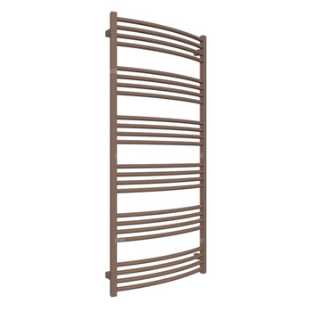 Grzejnik drabinkowy TERMA LENA, podłączenie SX, wym. 1380 x 636 mm, kolor brązowy blady RAL8025, moc 731W