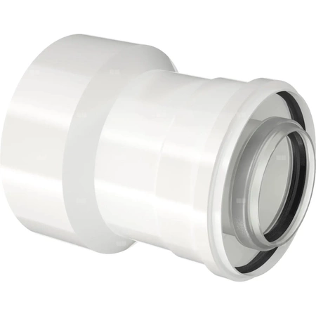 Złączka redukcyjna (2733), fi80/125-fi60/100, koncentryczna, PP