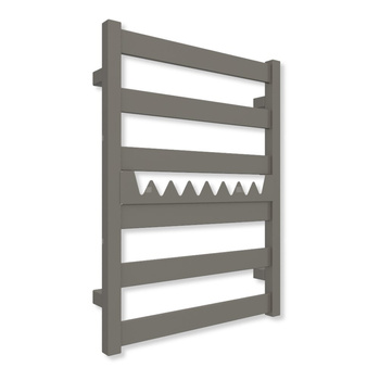 Grzejnik drabinkowy TERMA VIVO, podłączenie SX, wym. 670 x 500 mm, kolor błyszczący żwir (farba), moc 275W