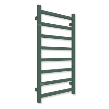 Grzejnik elektryczny TERMA SIMPLE 960 x 500 mm, kolor soft 6028, moc 400 W, podłączenie E1, kabel prosty bez wtyczki z maskownicą