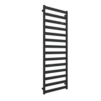 Grzejnik elektryczny TERMA VIVO ONE 1630 x 600 mm, kolor czarny jak kruk soft, moc 800 W, podłączenie E8, kabel prosty z wtyczką czarny