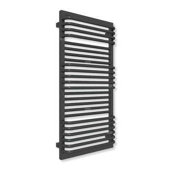 Grzejnik drabinkowy TERMA POC 2, podłączenie Z1, wym. 1040 x 500 mm, kolor czarny jak kruk soft (farba), moc 618W