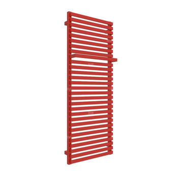 Grzejnik drabinkowy TERMA CITY, podłączenie SX, wym. 1320 x 500 mm, kolor czerwony drogowy RAL3020, moc 739W