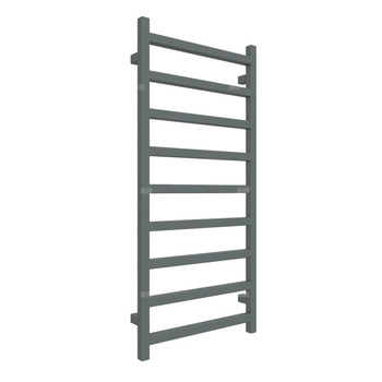 Grzejnik drabinkowy TERMA SIMPLE, podłączenie ZX, wym. 1080 x 500 mm, kolor metaliczny szary, moc 396W