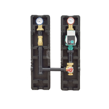 Grupa mieszająco – pompowa D-SMT 250 – DN 25 (1”) z izolacją, z pompą Wilo Yonos Para 25/6