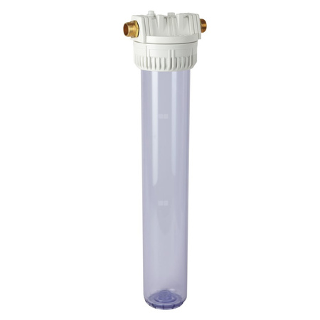 Korpus filtracyjny, głowica i nakrętka z polipropylenu, naczynie przezroczyste 1" - 20"