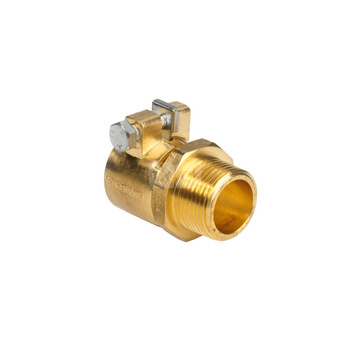 Sanitär / AGxPE-Xa PN10 MICROFLEX COUPLING 1/2"M 18X2.5SAN