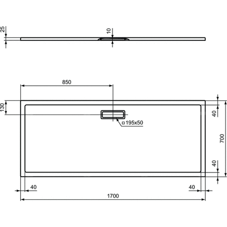 ULTRAFLAT NEW BRODZIK 170X70 PROS. SILK