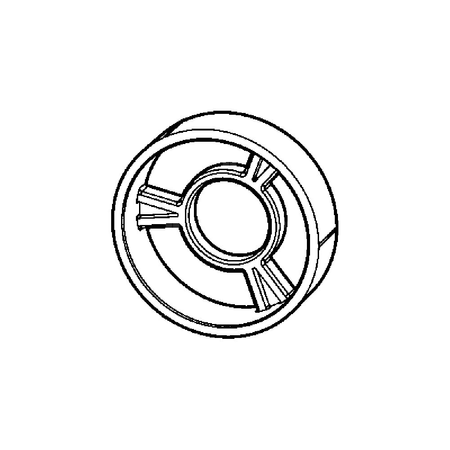 Przyrząd od nastaw ilości wody, tworzywo sztuczne / zółty