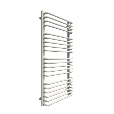 Grzejnik drabinkowy GORGIEL AE, podłączenie 11, wym. 1360 x 560 mm, kolor biały struktura RAL9016, moc 729W