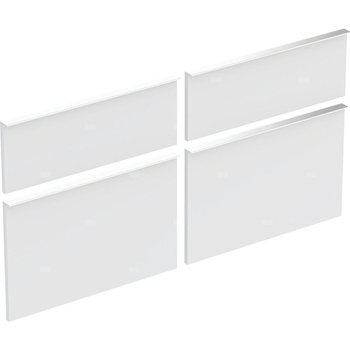 Zestaw frontów szuflad do szafki pod umywalkę podwójną GEBERIT iCon, kol. biały matowy szer.1200 mm