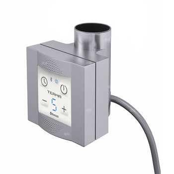 Sterownik TERMA KTX 4 Blue Karton, Silver Matt SMA, kabel prosty bez wtyczki [srebrzysty, 1,5m, logo Terma, instr. TERMA]