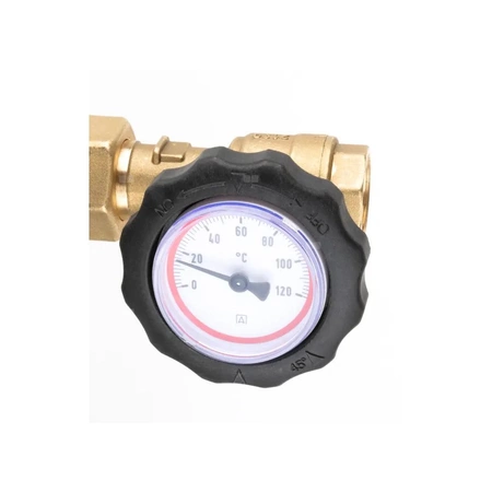 Grupa pompowa AFRISO BPS 901 AP GZ x GW 1'' x 3/4'', z zaworem termostatycznym, z pompą obiegową AFRISO APH 160 15-7/130 mm