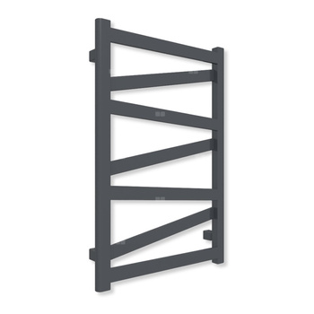 Grzejnik elektryczny TERMA VIPERA 750 x 500 mm, kolor szary antracytowy RAL7016, moc 300 W, podłączenie E8, kabel przyłącze ts1/ss1