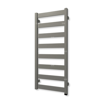 Grzejnik drabinkowy TERMA VIVO ONE, podłączenie S8, wym. 910 x 400 mm, kolor srebrny mat (farba), moc 295W