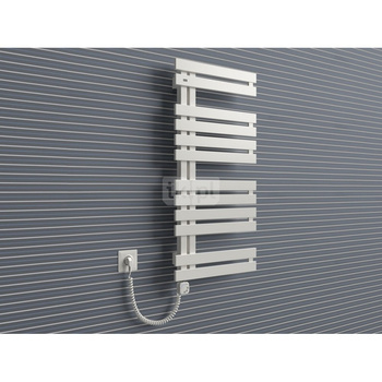 Suszarka CREST E typ ACRe 100/50 [06][22], podłączenie 06, kolor biały struktura, grzałka chromowana