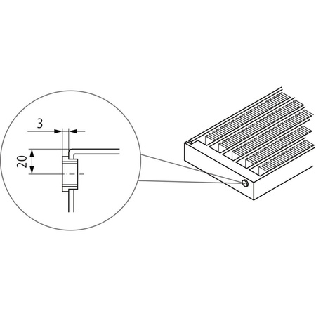 Kermi konwektor KNN21 210x72x4800 RAL 9016, 6 bar, bez osłony, podł. Uni