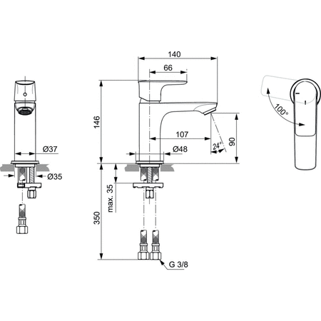 CONNECT AIR BATERIA UMYWALKOWA SLM CH3 BR GOLD