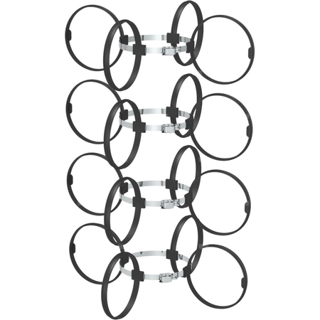 CONCEPT Uchwyt centrujący rurę spalinową systemu   PP-FLEX Ø 80 (4szt.)