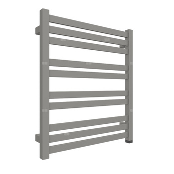 Grzejnik elektryczny TERMA MARLIN ONE 530 x 600 mm, kolor grafit, moc 300 W, podłączenie E1, kabel spiralny z wtyczką 2,5m srebrzysty