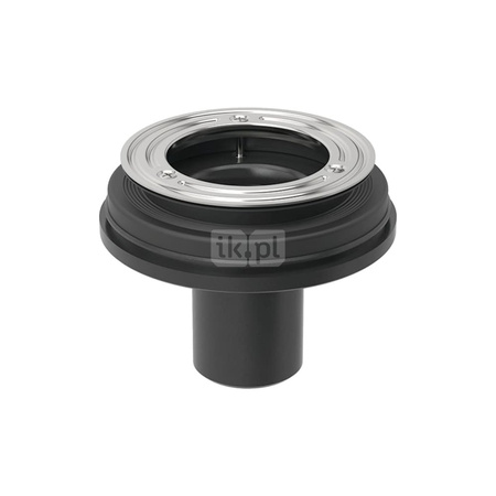 Pokrywa odpływu Geberit d90, do syfonu brodzikowego, wysokość zasyfonowania 30 / 50 mm: Biały / Matowy