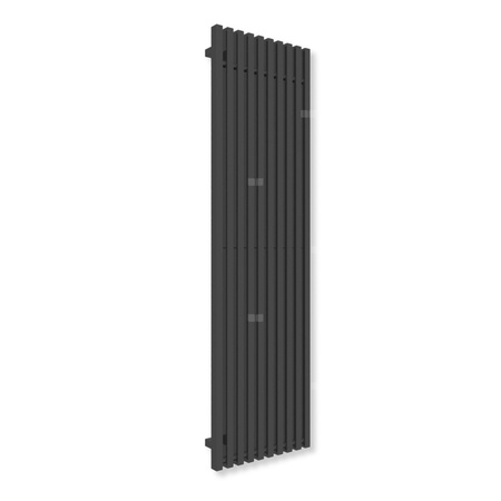 Grzejnik elektryczny TERMA TRIGA E 1700 x 480 mm, kolor heban, moc 1000 W, podłączenie E8, kabel przyłącze ts1/ss1