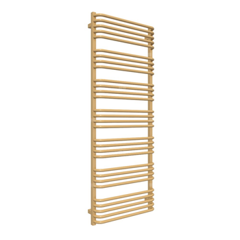 Grzejnik drabinkowy TERMA Alex, podłączenie SX, wym. 1580 x 600 mm, kolor złoty połysk, moc 949W