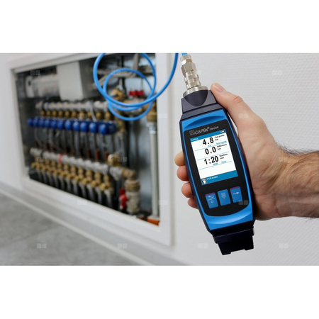 Zestaw do prób szczelności instalacji wodnych z wymienną głowicą CAPBs sens PT70