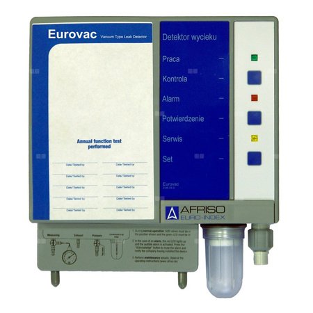 Podciśnieniowy detektor wycieku EUROVAC HV, 230 V AC