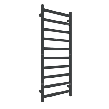 Grzejnik drabinkowy TERMA SIMPLE ONE, podłączenie S8, wym. 1200 x 500 mm, kolor czarny jak kruk soft RAL9005, moc 440W