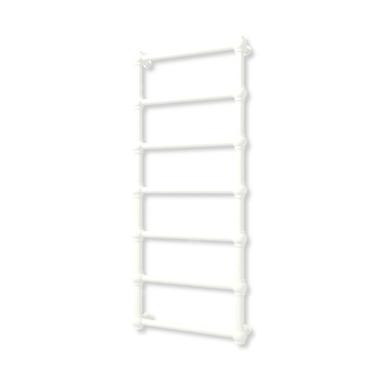 Grzejnik elektryczny TERMA RETRO 1170 x 500 mm, kolor biała ściana, moc 300 W, podłączenie E8, kabel spiralny z wtyczką