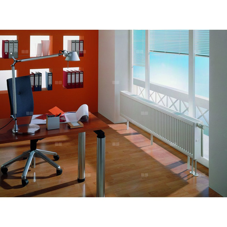 Grzejnik płytowy typ 33 KERMI X2 Profil-V, lewy, z osłonami wym. 600 x 3000 mm, kolor biały, moc 6708 W