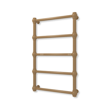 Grzejnik elektryczny TERMA RETRO 800 x 500 mm, kolor halo, moc 200 W, podłączenie E1, kabel prosty bez wtyczki z maskownicą żółty