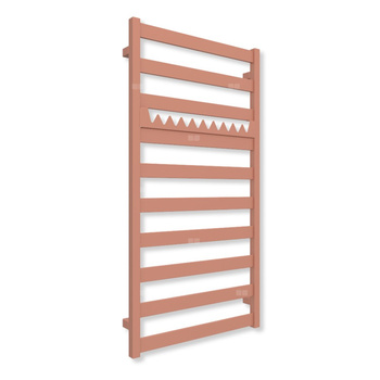 Grzejnik drabinkowy TERMA VIVO, podłączenie SX, wym. 1150 x 600 mm, kolor sienna (farba), moc 501W