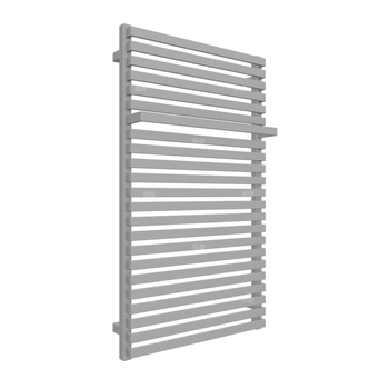 Grzejnik drabinkowy TERMA CITY, podłączenie SX, wym. 1050 x 600 mm, kolor jasne aluminium metaliczny RAL9006, moc 714W