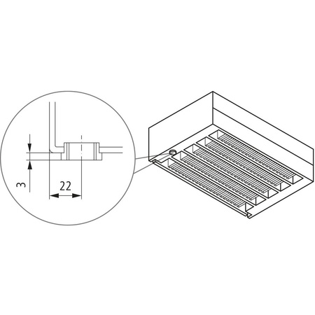 Kermi konwektor KNN21 140x72x1000 RAL 9016, 6 bar, z osłoną, podł. Uni
