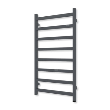 Grzejnik drabinkowy TERMA SIMPLE ONE, podłączenie S1, wym. 960 x 500 mm, kolor metaliczna czerń (farba), moc 351W