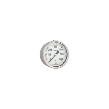 Manometr z rurką Bourdona AFRISO RF glicerynowy 0/100 bar G1/2B radialne fi 160 mm, kl. 1,0%