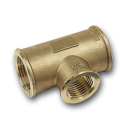 Trójnik SANHA PURAFIT brąz 1 1/2'' x 1 1/4'' x 1 1/2'' GW