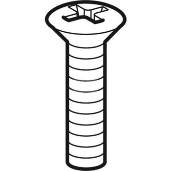 Śruba do obudowy, do Geberit AquaClean 8000plus / 8000: Biały-alpin
