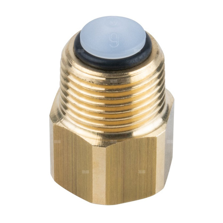 Zawór stopowy do odpowietrznika, R1/2'' x GW G3/8''