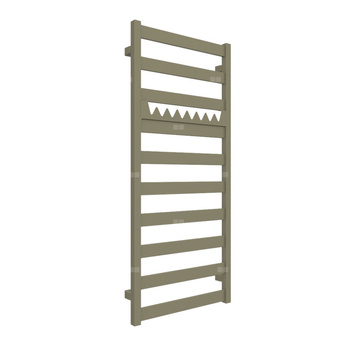 Grzejnik drabinkowy TERMA VIVO, podłączenie SX, wym. 1150 x 500 mm, kolor zielony trzcinowy RAL6013 (farba), moc 433W