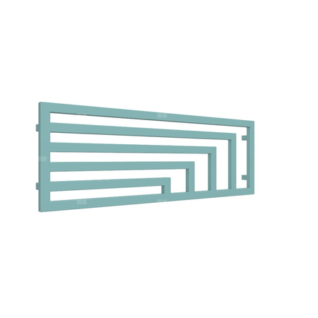 Grzejnik drabinkowy TERMA ANGUS H, podłączenie YL, wym. 440 x 1300 mm, kolor turkusowy pastelowy RAL6034, moc 538W