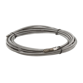 Sprężyna do czyszczenia odpływów 5/16" (8 mm) × 25' (7,6 m) z końcówką ruchomą, model C-2