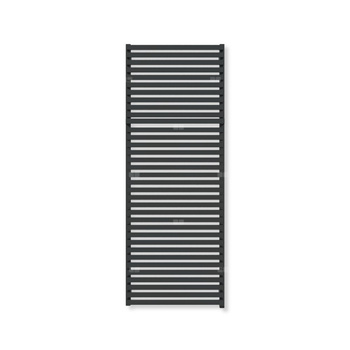 Grzejnik drabinkowy TERMA CITY ONE, podłączenie S8, wym. 1590 x 600 mm, kolor czarny jak kruk mat RAL9005 (farba), moc 1055W