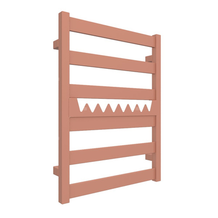Grzejnik drabinkowy TERMA VIVO, podłączenie Z8, wym. 670 x 500 mm, kolor sienna (farba), moc 275W